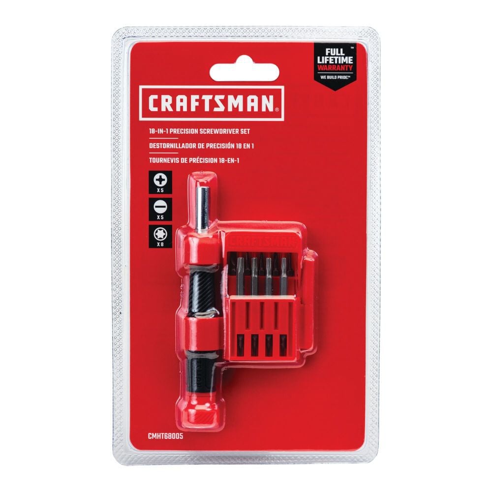 CRAFTSMAN Precision Multi-Bit Screwdriver Set, 18 Piece, large image number 3