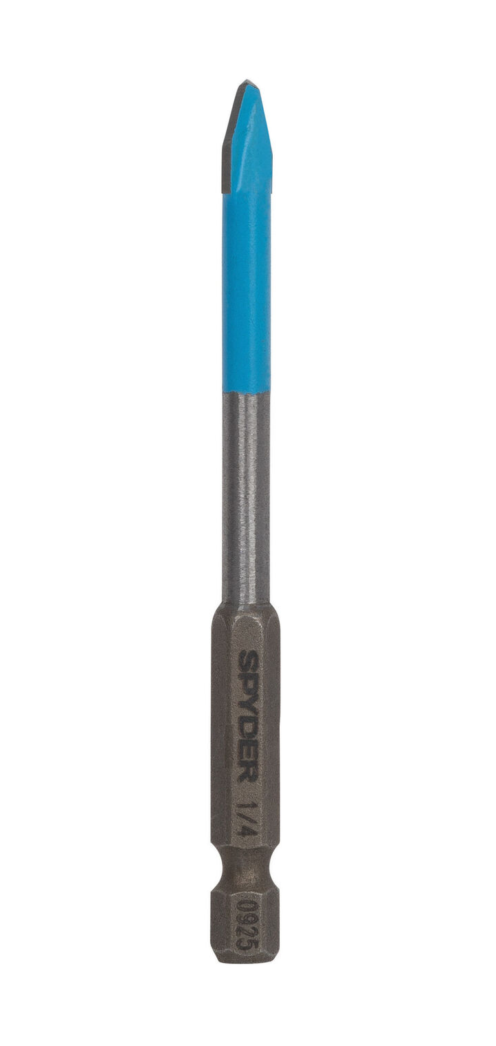 Spyder 1/4 Inch x 3.5 Inch Tile & Glass Drill Bit, Carbide-Tipped, large image number 7