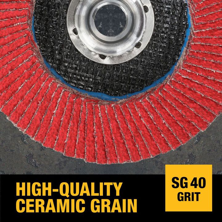 DEWALT XP Ceramic Ultra Performance Jumbo Flap Disc, large image number 3
