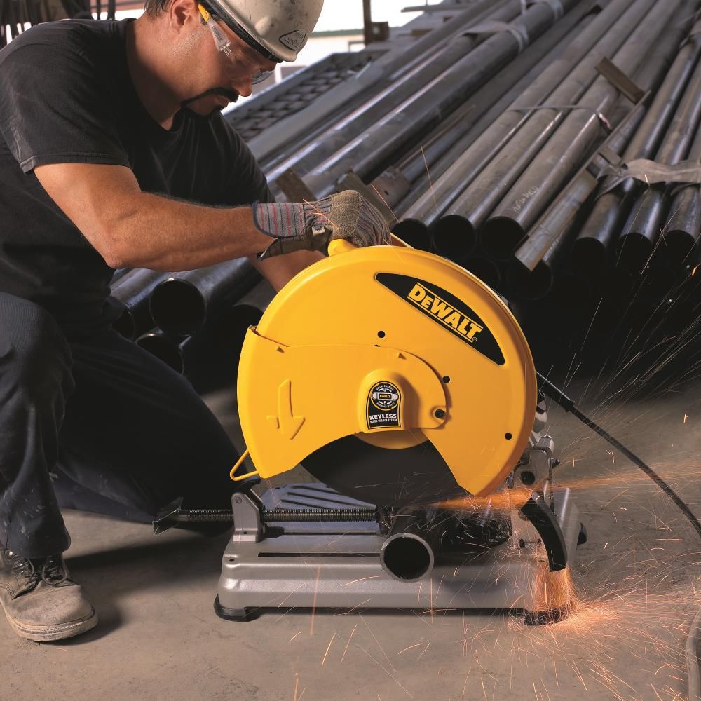 DEWALT HEAVY-DUTY 14in 5.5HP CHOP SAW WITH QUICK-CHANGE (D28715), large image number 6