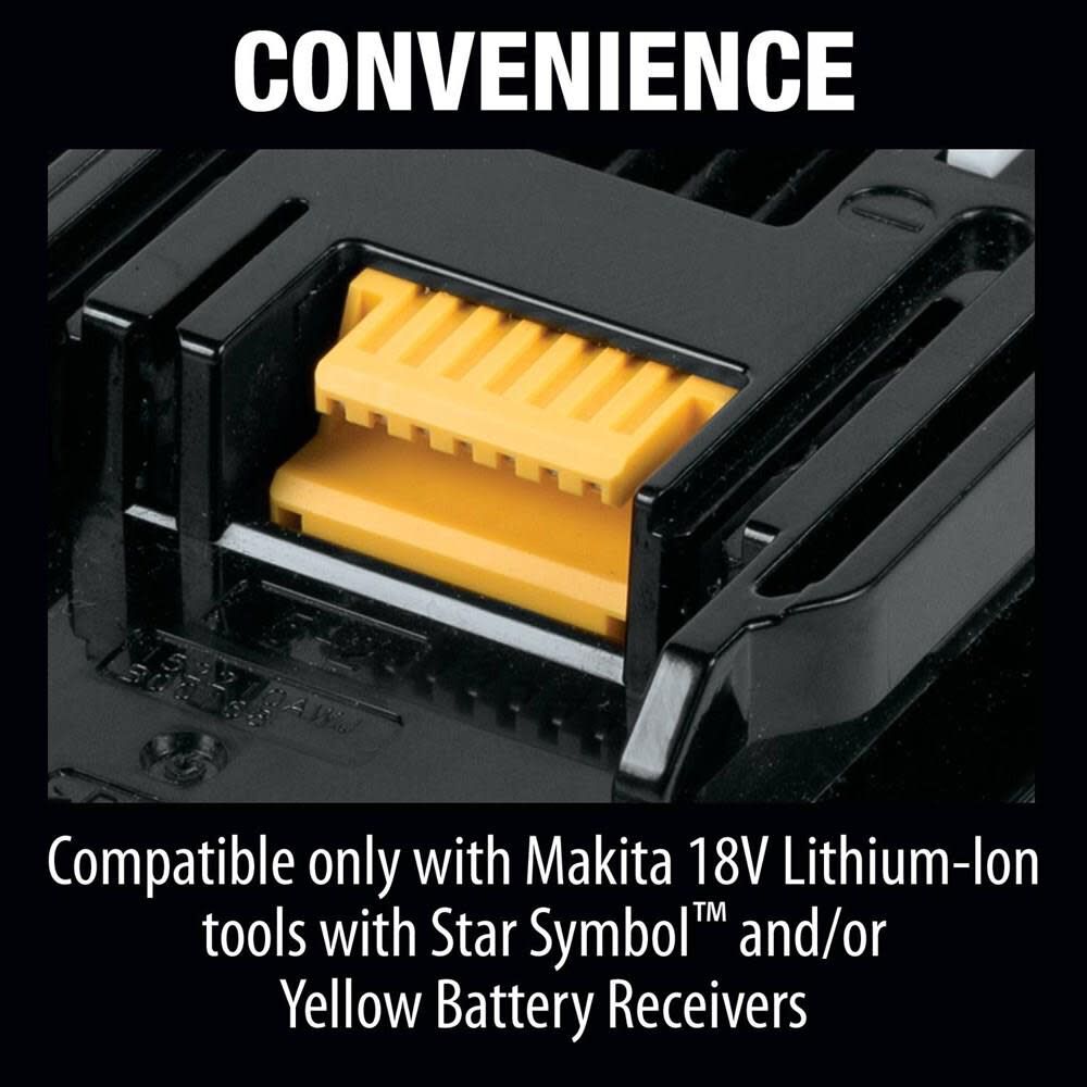 Makita 18 Volt 6.0 Ah LXT Lithium-Ion Battery BL1860B from Makita