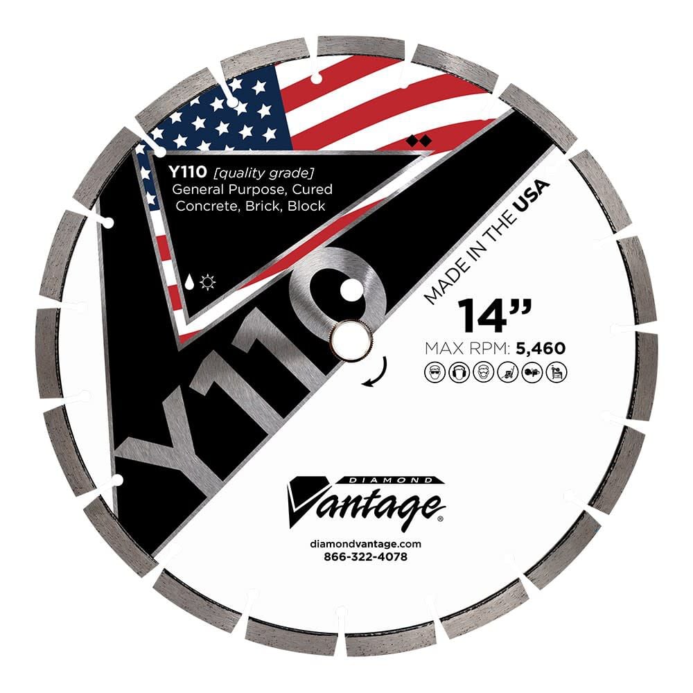Diamond Vantage 14 Inch Segmented Diamond Value Plus Blade for Masonry – 1412EY1-2