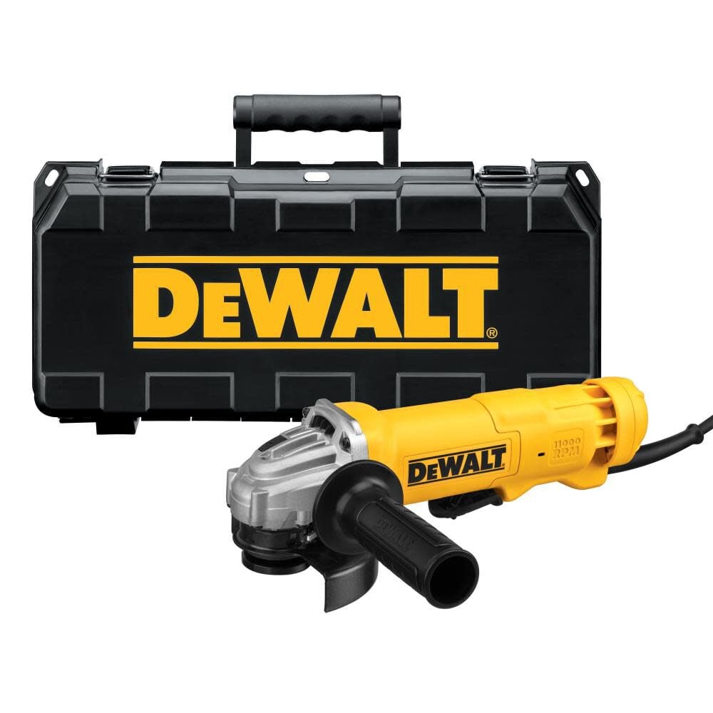 DEWALT 4-1/2 In. 11 Amp Angle Grinder Kit – DWE402K