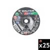 Walter 7 Inch FLEXCUT Grinder Wheel, 36 Grit, 25 Pieces, small image number 1