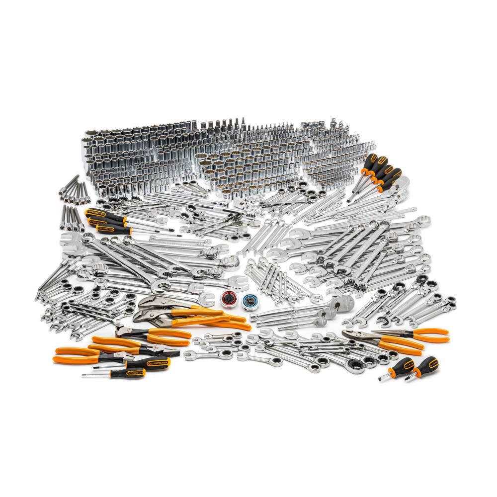 GEARWRENCH Master Mechanics 613pc Hand Tool Set with EVA Foam Trays and