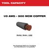 Milwaukee M12 Cable Stripper Kit for Cu RHW / RHH / USE, small image number 4