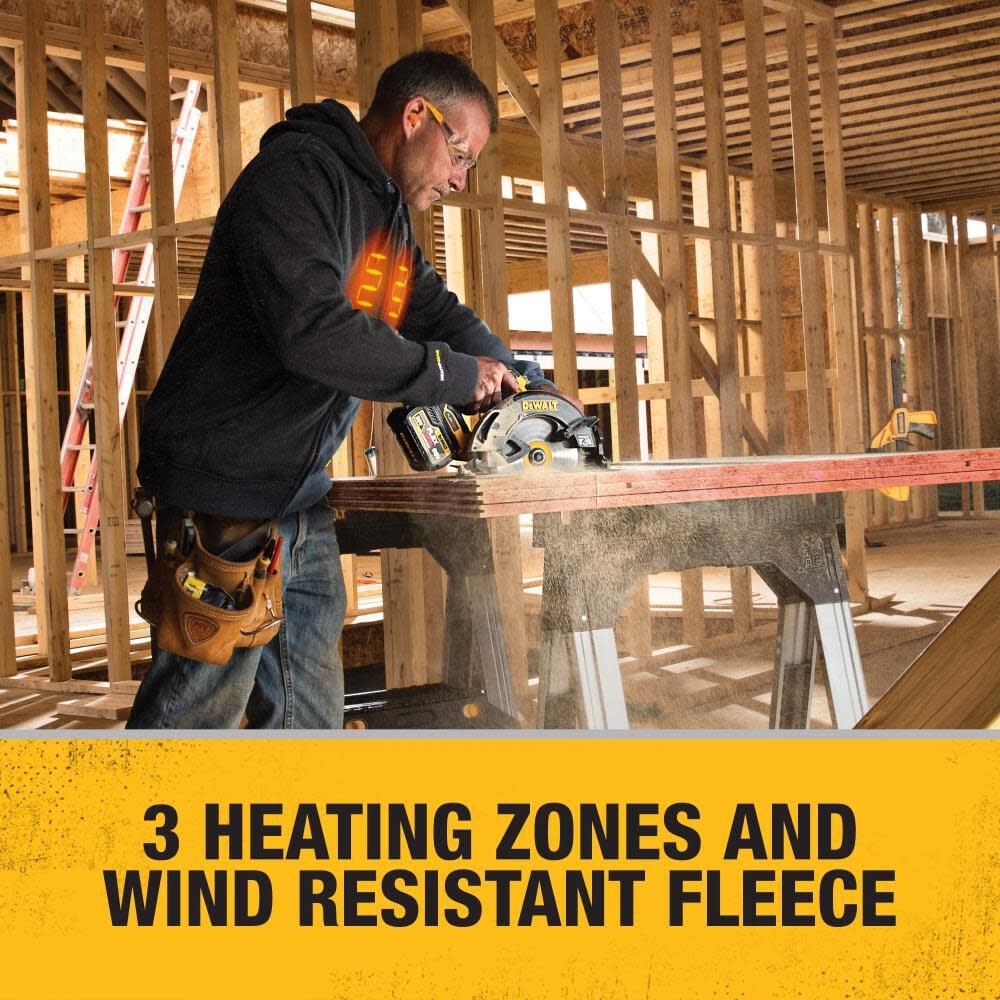 Dewalt fleece hoodie top