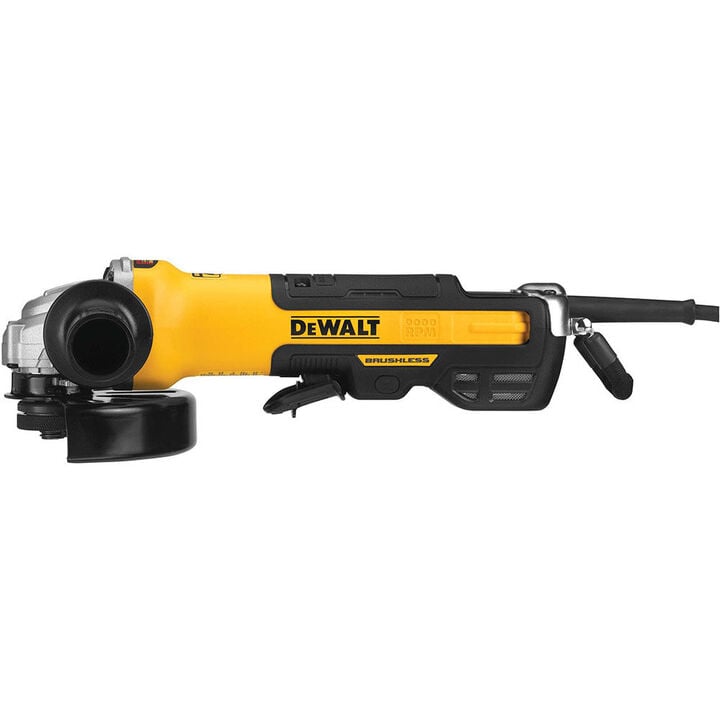DEWALT 5in / 6in Paddle Switch Small Angle Grinder with Kickback Brake No Lock