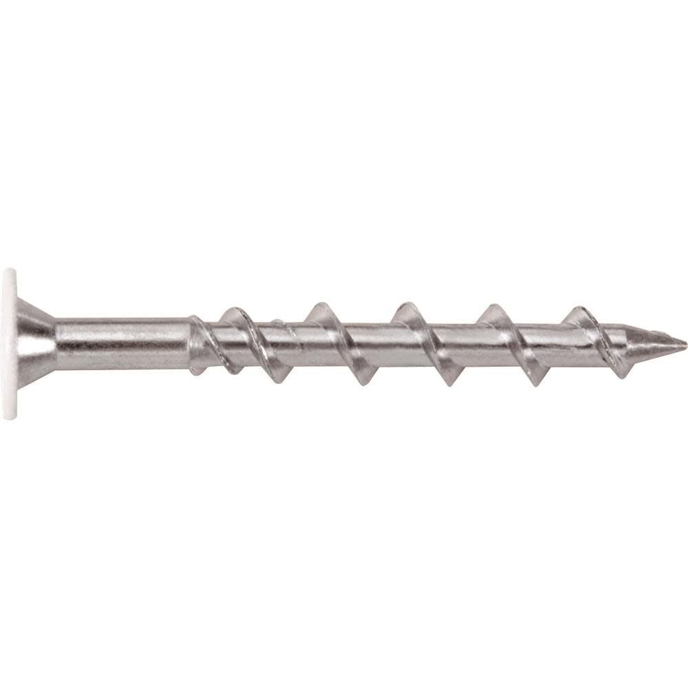 DEWALT Wall-Dog 1/4 x 2 Inch White Wafer Head Self-Drilling Wall Anchor 100 Pieces, large image number 1