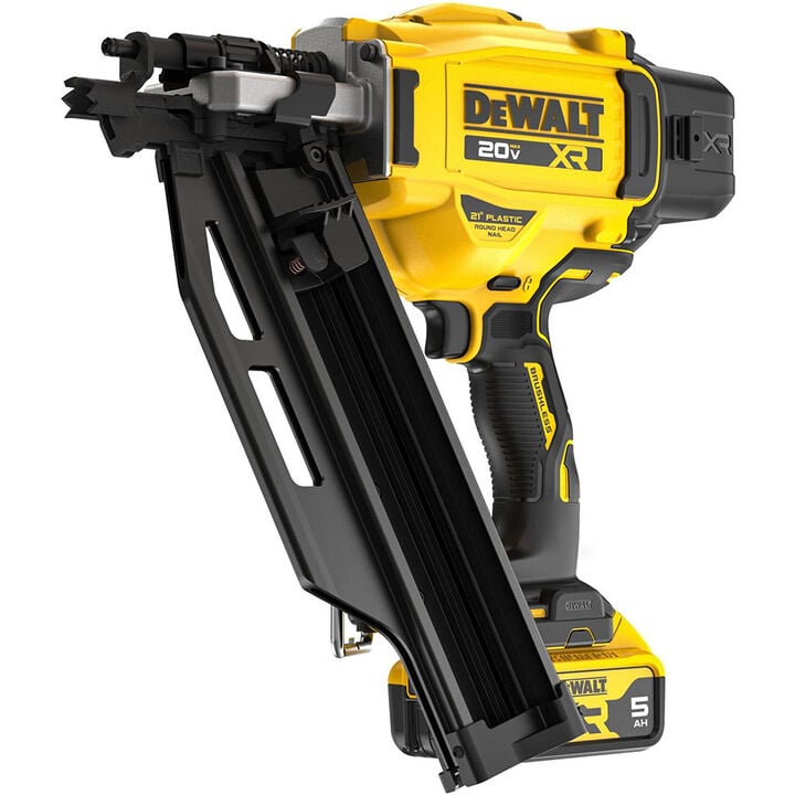 DEWALT 20V MAX Brushless 21 Degree Plastic Framing Nailer Kit