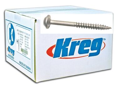 Kreg 1-1/4in #7 Fine WH Zinc Pocket Screw - 5000ct