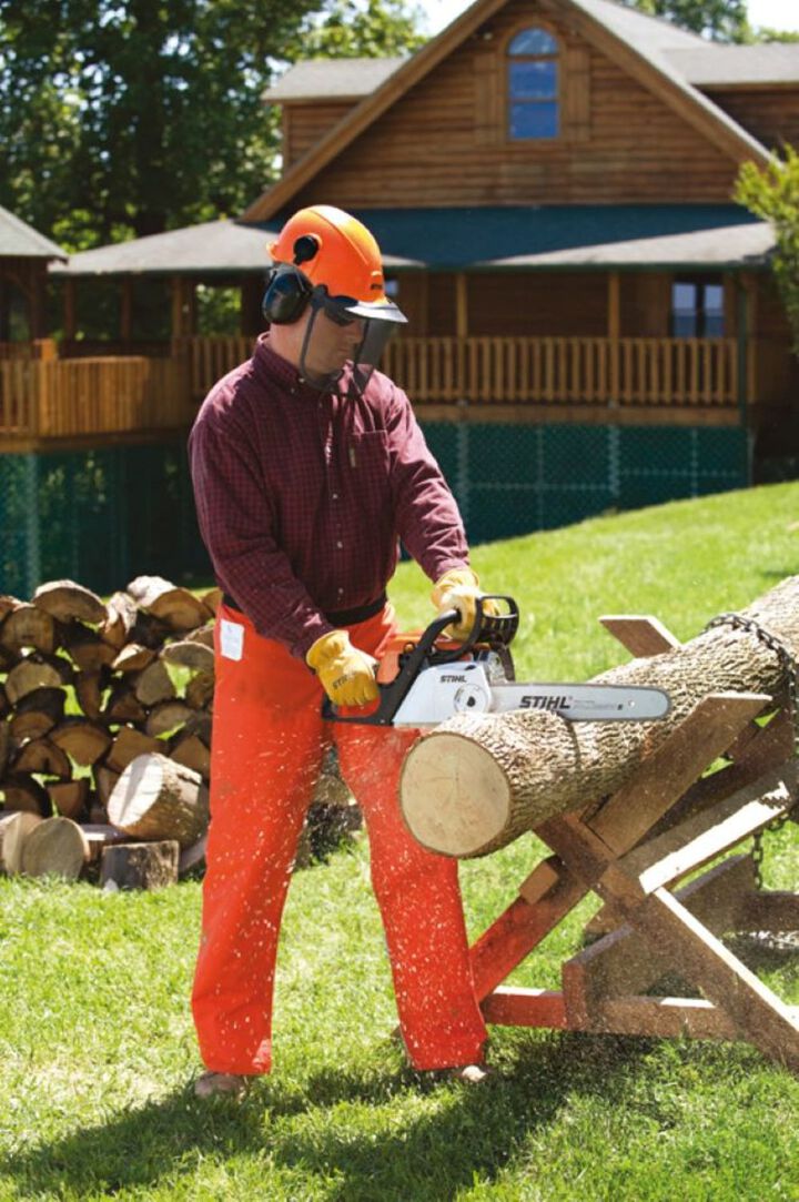 Stihl MS 211 18 Inch Gas Powered 35.2cc EZ Start Chainsaw, large image number 4