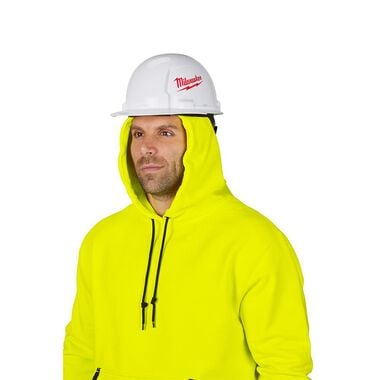 Milwaukee Heavy Duty Hi Vis Yellow Pullover Hoodie - Small, large image number 5