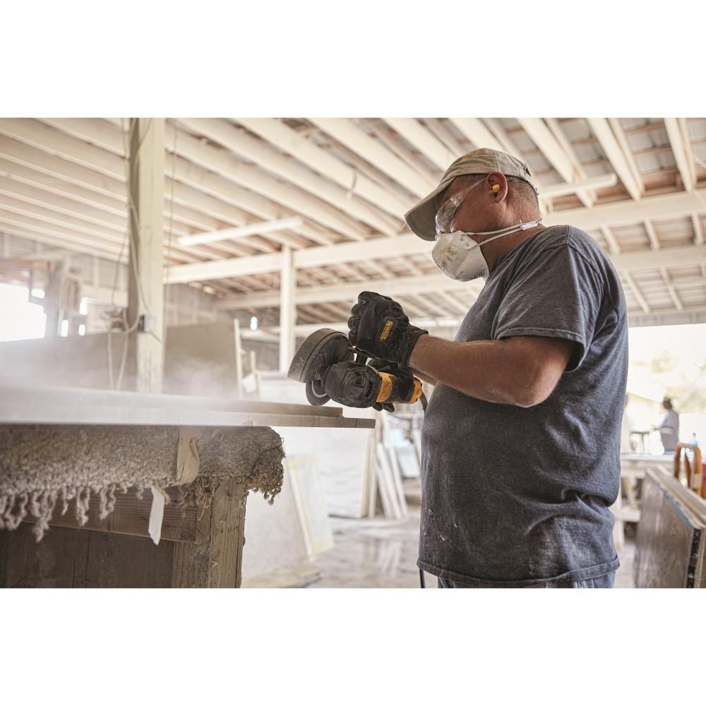 DEWALT 5-in Variable Speed Slide Switch Small Angle Grinder with Kickback Brake, large image number 4