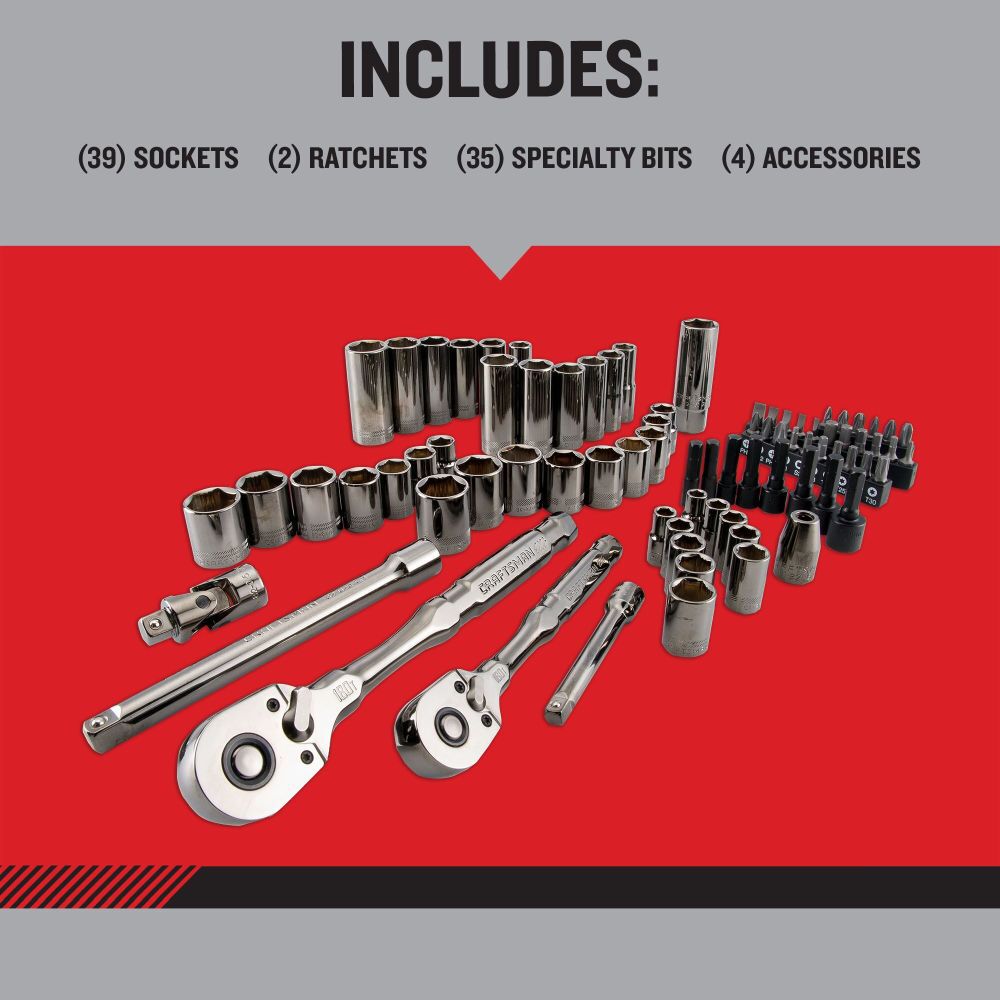 CRAFTSMAN OVERDRIVE Mechanics Tool Set, 80 Pieces, large image number 4