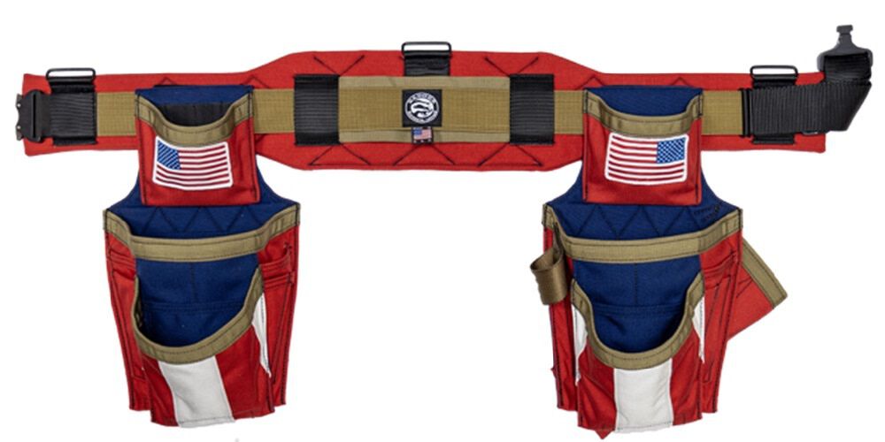 Badger Tool Belts Carpenter Standard Tool Belt- American Flag Small, large image number 2