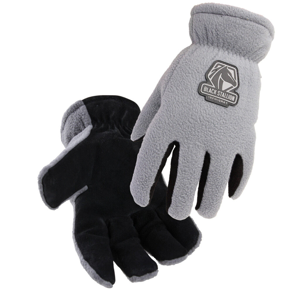 Black Stallion FuzzyHand Polar Fleece Winter Gloves, large image number 2