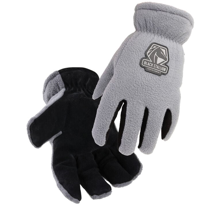 Black Stallion FuzzyHand Polar Fleece Winter Gloves, large image number 1