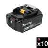 Makita 18 Volt 6.0 Ah LXT Lithium-Ion Battery 10 Pieces, small image number 1