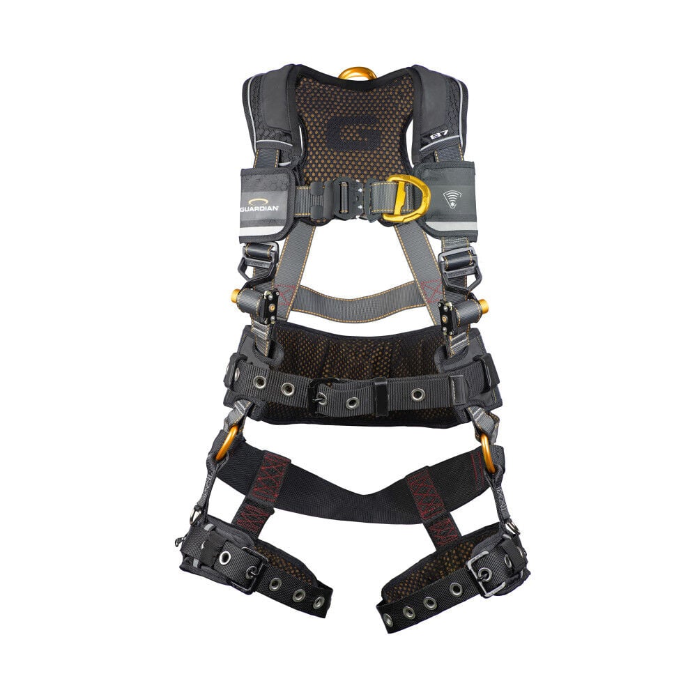 Guardian Fall Protection Full Body Harness with QC Chest/TB Leg Buckle D-Ring Size XS – 3740066