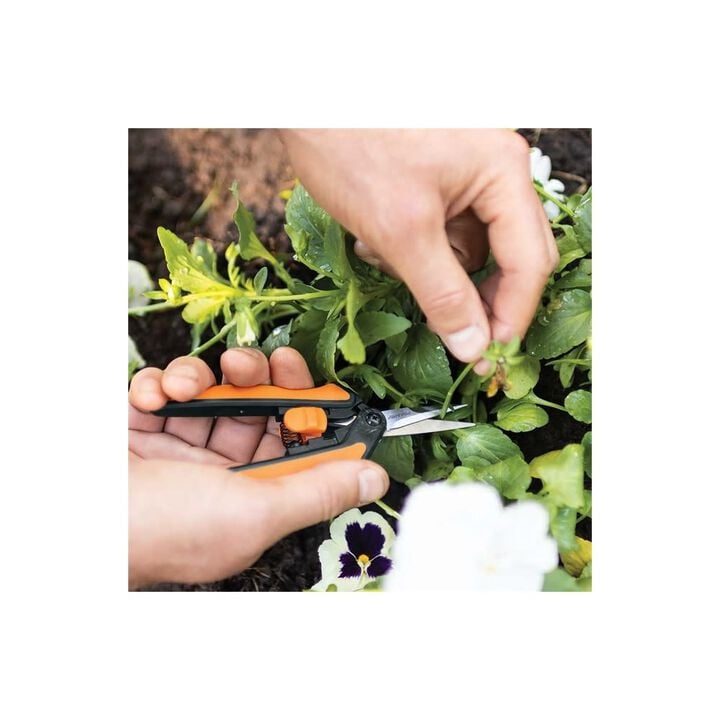 Fiskars Micro-Tip 6 Inch Stainless Steel Pruning Snip with Softgrip Handle, large image number 4