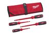 Milwaukee 4-Piece 1000V Insulated Screwdriver Set with Roll Pouch, small