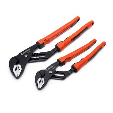 Crescent Grip Zone V-Jaw Dual Material Tongue & Groove Plier Set 10 Inch & 12 Inch - 2 Piece Set