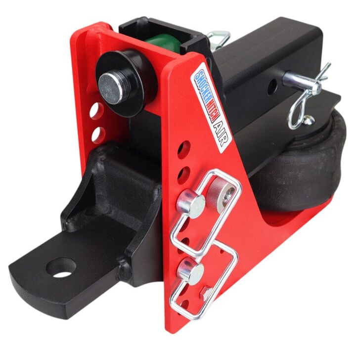 Shocker Hitch 14K 2.5 Inch Air Receiver Hitch & Drawbar with 1 Inch Hole, large image number 1