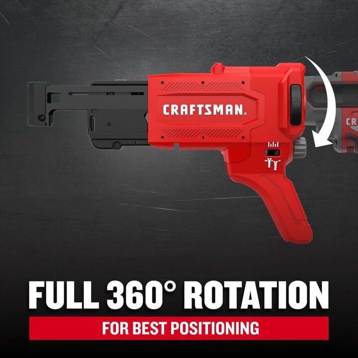 CRAFTSMAN V20 Brushless RP Drywall Screwgun Attachment, large image number 6