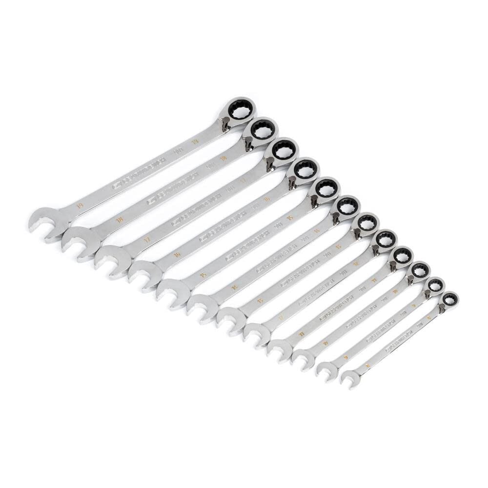 Gearwrench Ratcheting Wrench Set 90 Tooth 12 Point Metric Reversible 12pc 86627 Simolary simolary.com 8