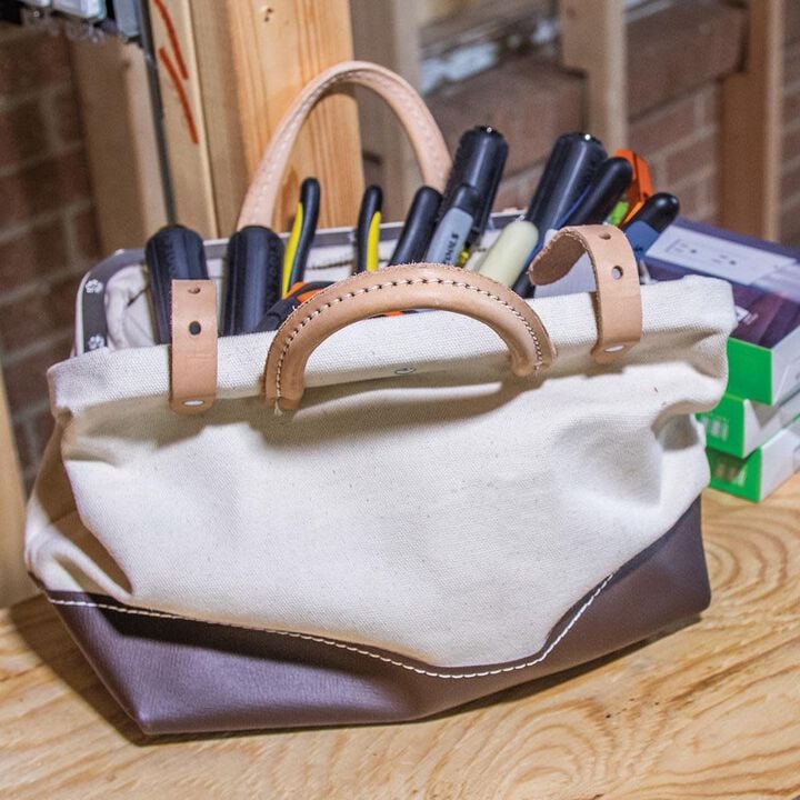 Klein Tools 14in (356 mm) Canvas Tool Bag, large image number 5