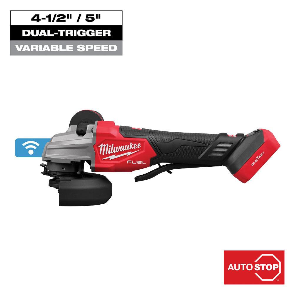 Milwaukee M18 FUEL 4-1/2 in / 5 in Dual-Trigger Braking