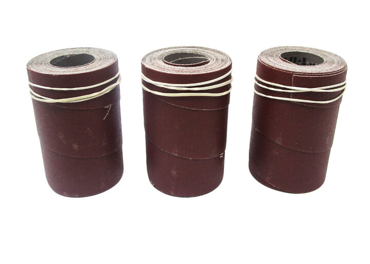 Powermatic Precut Abrasive Strips for PM2244 Drum Sander, 220 Grit, 3 Pieces