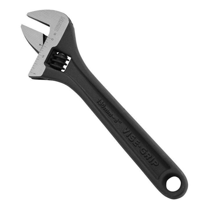 Irwin VISE-GRIP 6-in Black Oxide Adjustable Wrench
