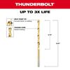 Milwaukee 11/64 In. Thunderbolt Titanium Coated Drill Bit, small