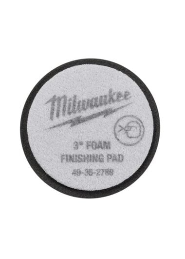 Milwaukee 3 In. Black Foam Finishing Pad, large image number 2
