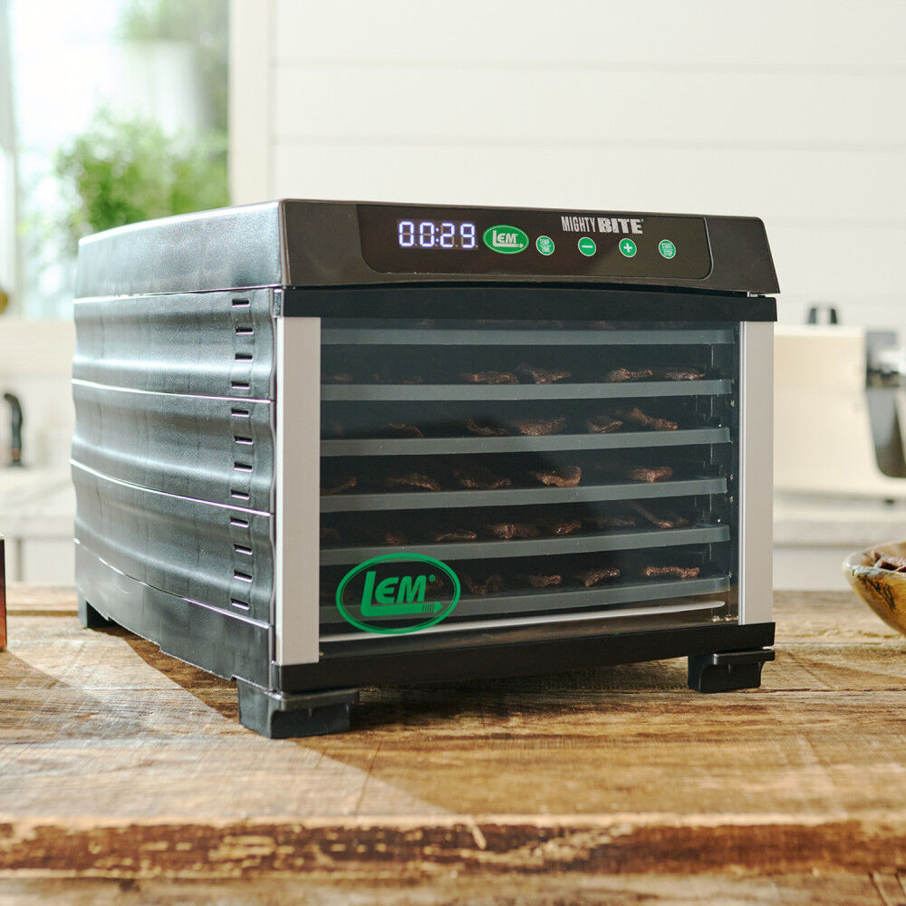 LEM MightyBite Polypropylene and ABS Black 6-Tray Food Dehydrator, large image number 9