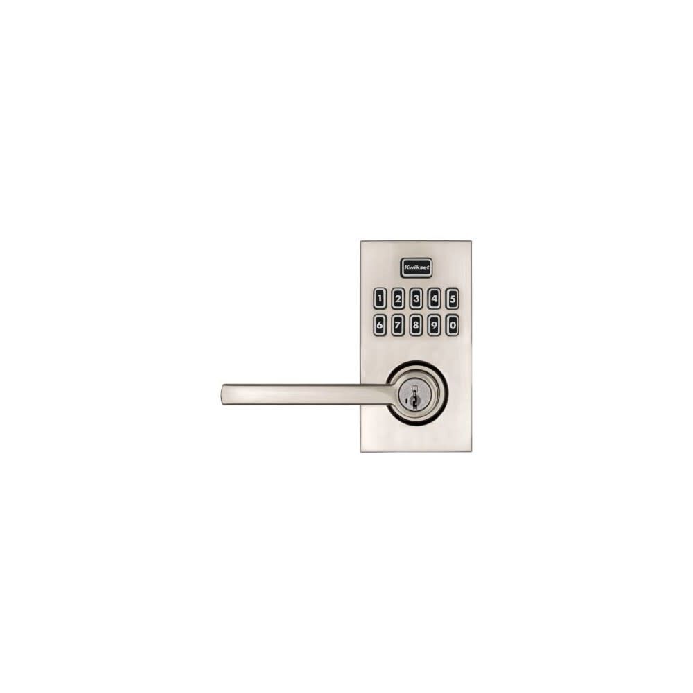 Kwikset SmartKey Halifax Door Lever SmartCode 917 Satin Nickel, large image number 2