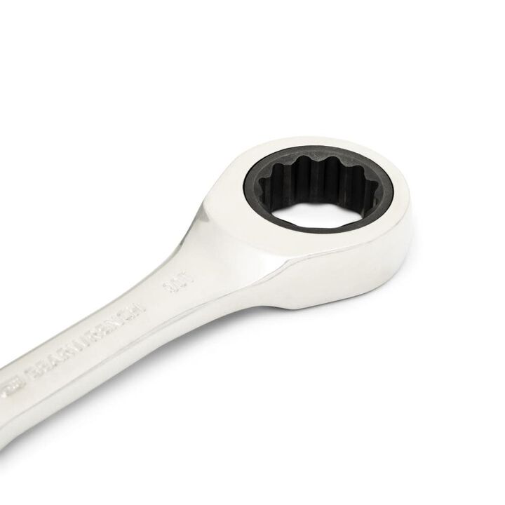 GEARWRENCH 11/16 Inch 90-Tooth 12 Point Stubby Combination Ratcheting Wrench, large image number 3