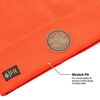 Klein Tools Flame Resistant Winter Beanie Hi Vis Orange, small image number 3