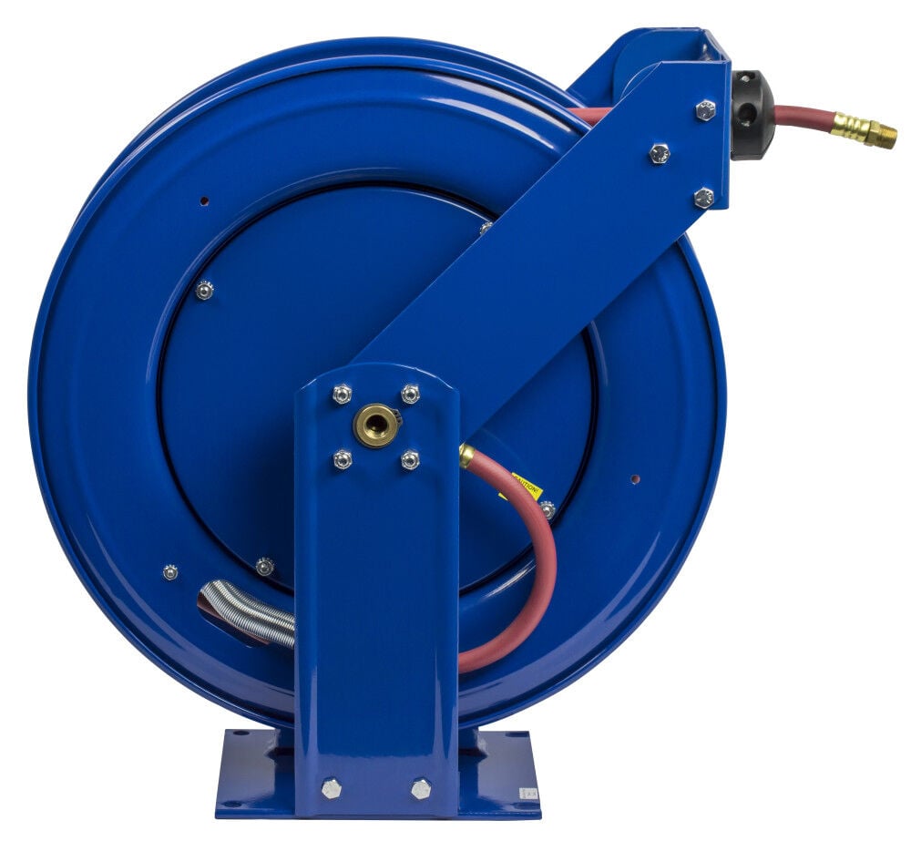 Coxreels Hose Reel Supreme Duty Spring Rewind for Air/Water 1in ID 50' Hose 300 PSI, large image number 4