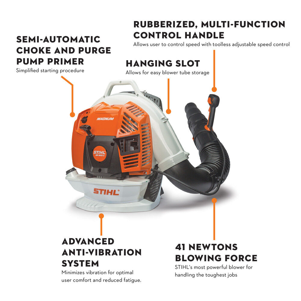Stihl BR 800 X MAGNUM Gas Powered Backpack Blower, large image number 2