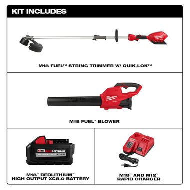 Milwaukee M18 FUEL 2 Tool Outdoor Power Equipment Combo Kit, large image number 2