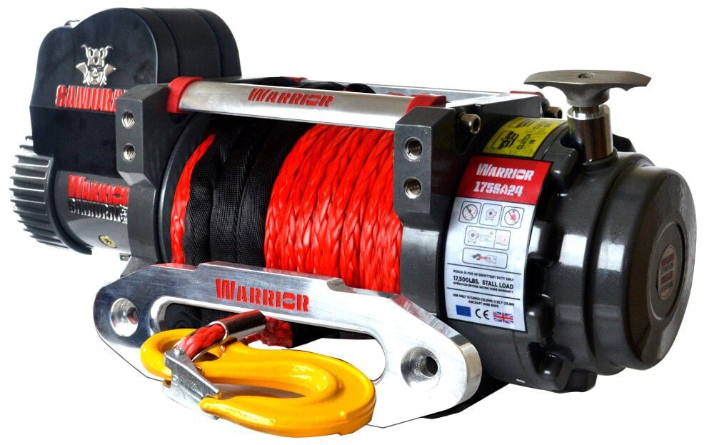 DK2 Samurai Winch Planetary Gear 17500lb with Synthetic Rope – S17500-SR