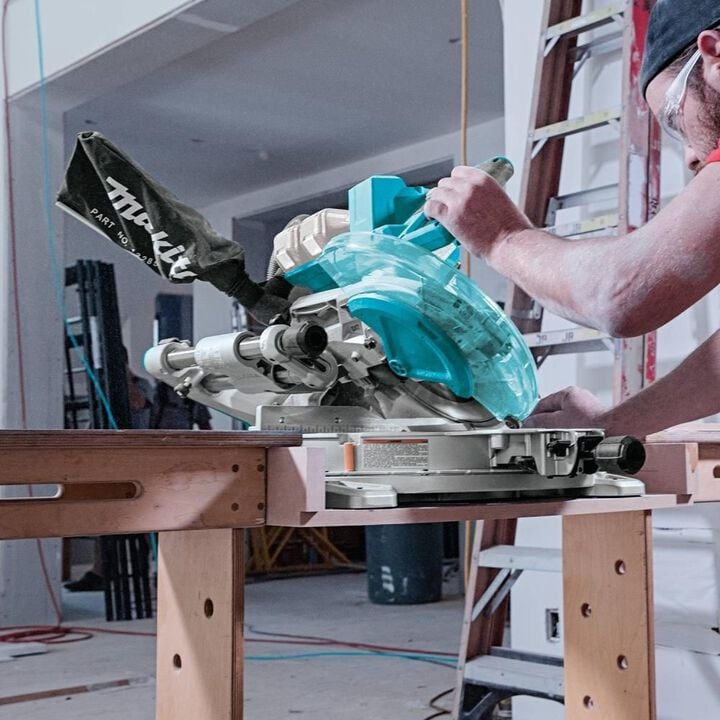 Makita 18V X2 (36V) LXT 10in Miter Saw with Laser (Bare Tool), large image number 12