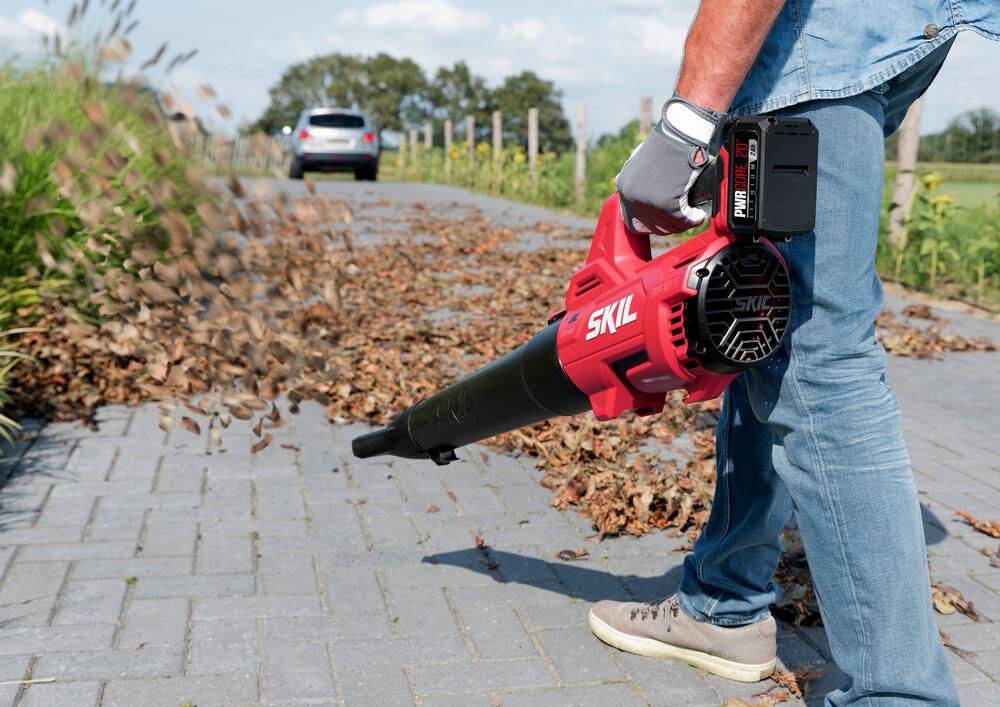 SKIL PWRCORE 20V Leaf Blower Kit 400 CFM BL4714B 10 Acme Tools