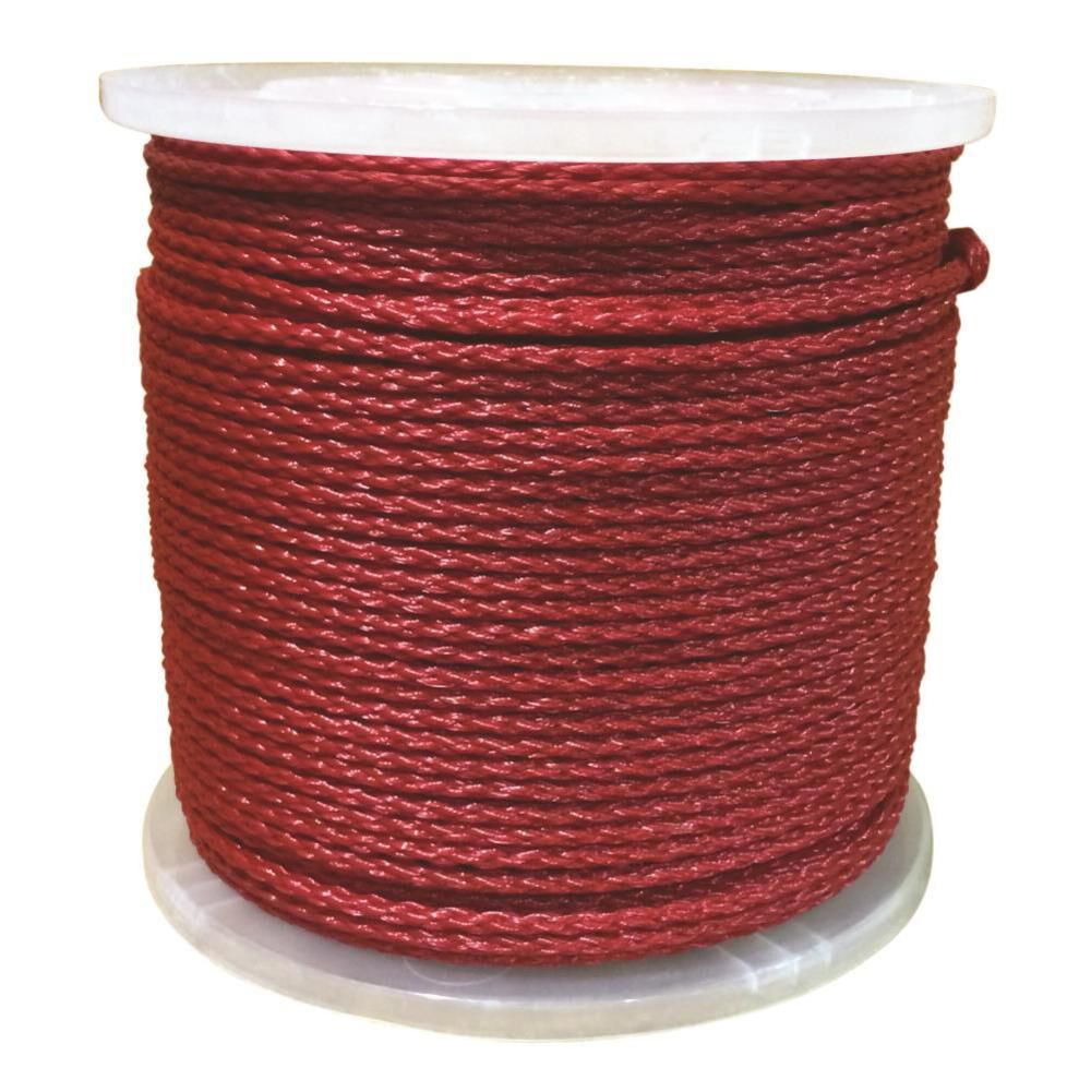 Erin Rope Twisted Red Polypropylene Rope 5/16 X 600′ – TWPR100600