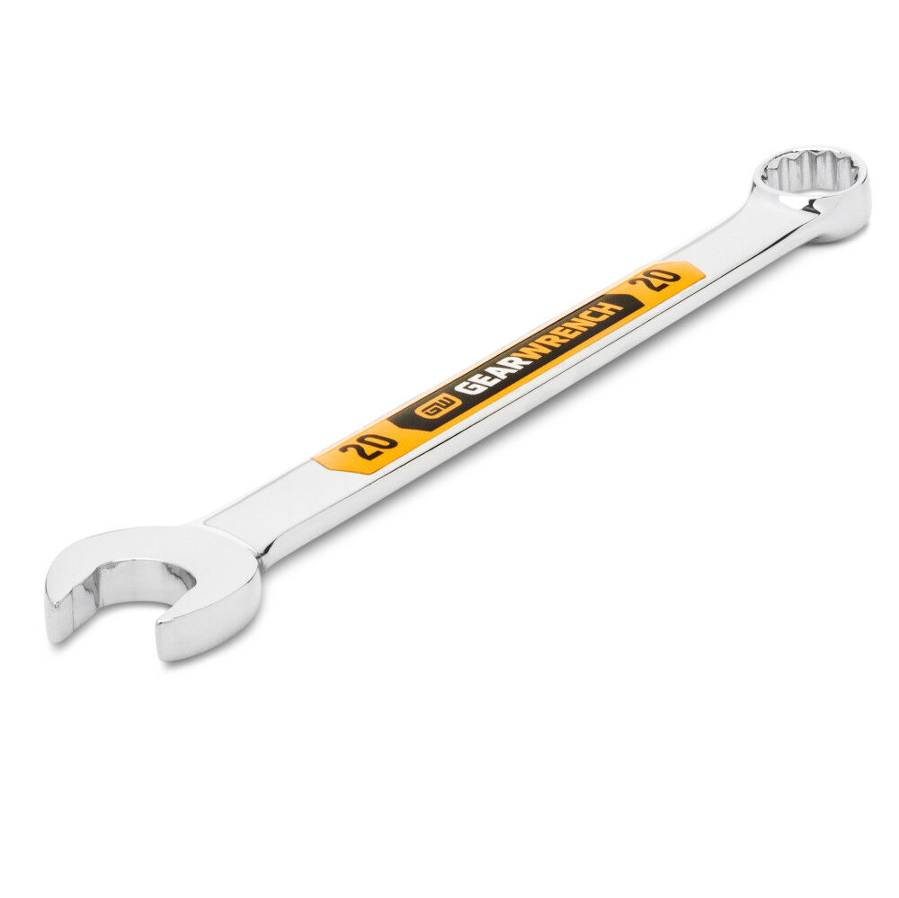 GEARWRENCH 20mm 12 Point Hi-Viz Long Pattern Combination Wrench, large image number 5