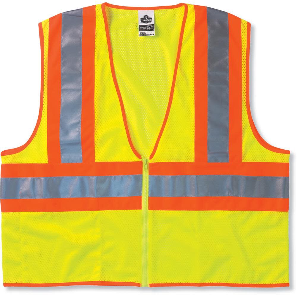 Ergodyne GloWear 8229Z Two-Tone Class 2 Hi-Vis Economy Vest – 2XL/3XL Size 2X/3X – 21297