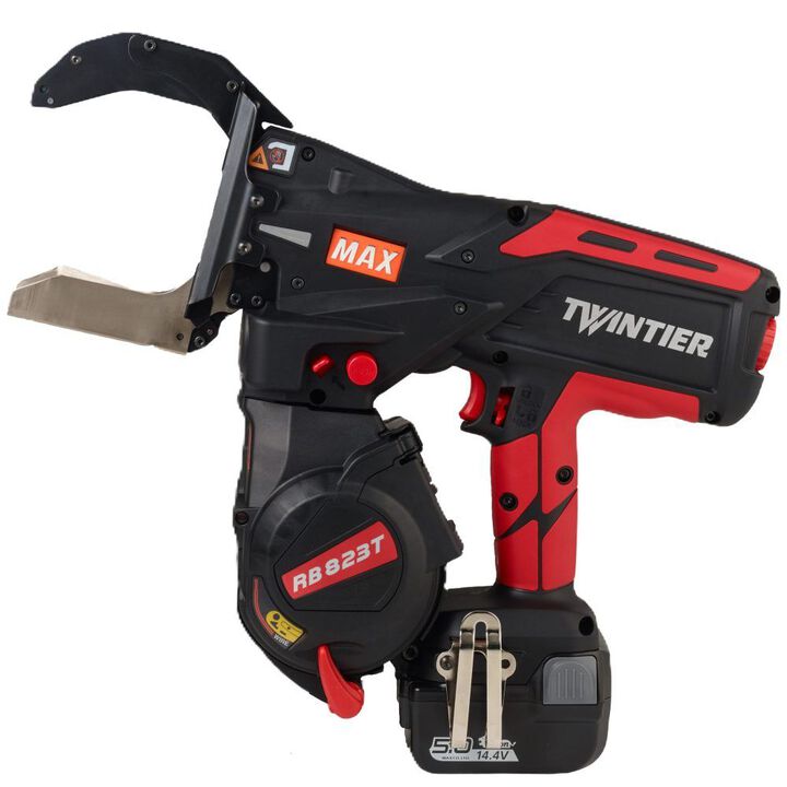MAX USA X-Large Battery-Powered Rebar Tying Tool For #14 x #14 Wire